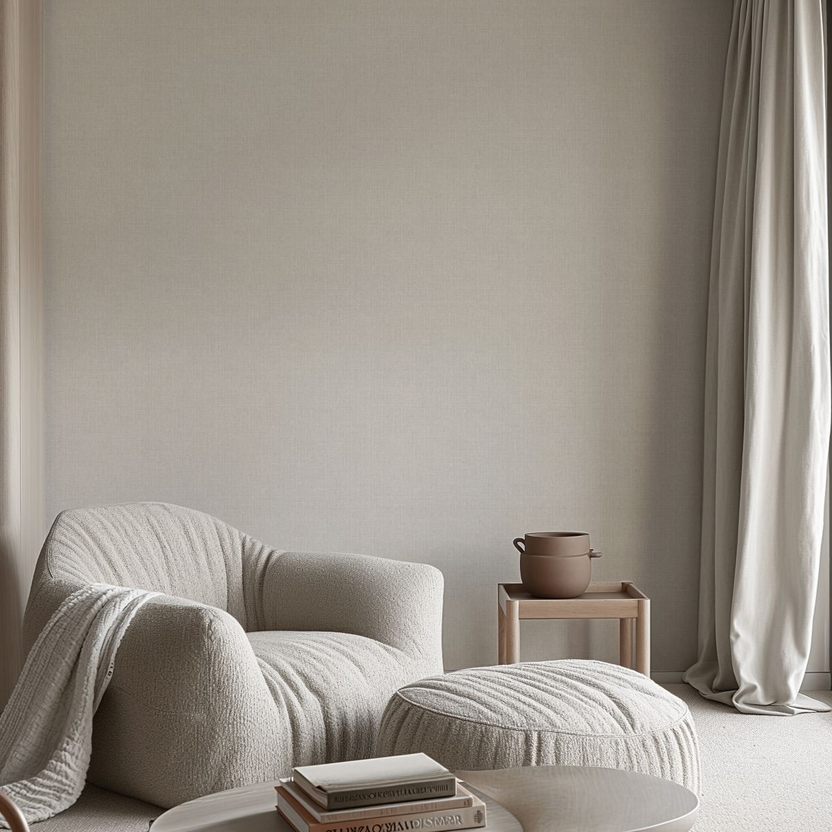 Stoneweave Texture Taupe roomset